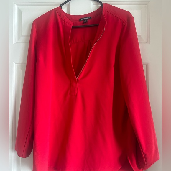 Bright red blouse - Picture 2 of 3